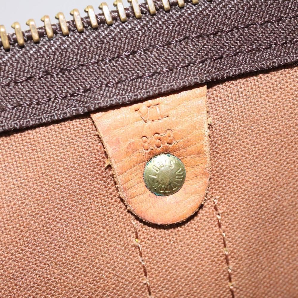 LOUIS VUITTON Monogram Keepall 55 Boston Bag M41424 LV Auth EC703 - Picture 12 of 16